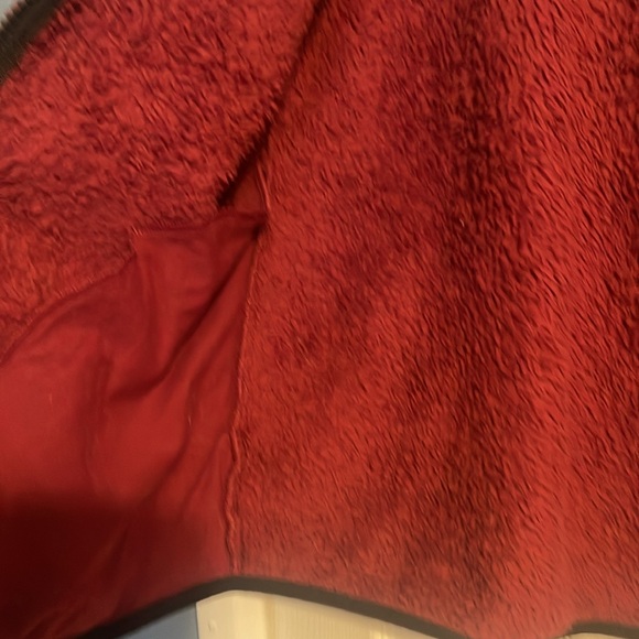 Victoria's Secret PINK burgundy full zip sherpa size XS - Picture 9 of 11
